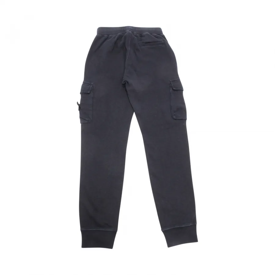 5101AQ pantalone tuta cargo bimbo STONE ISLAND boy kids sweatpants blue