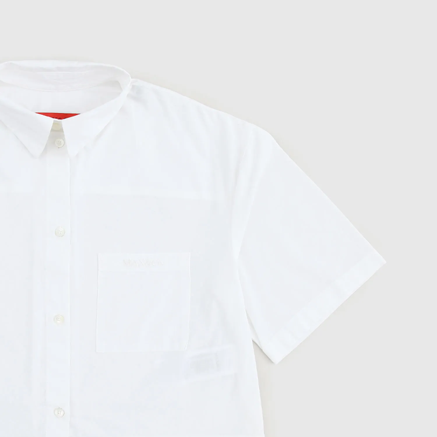 Camicia Bianca Crop Ragazza