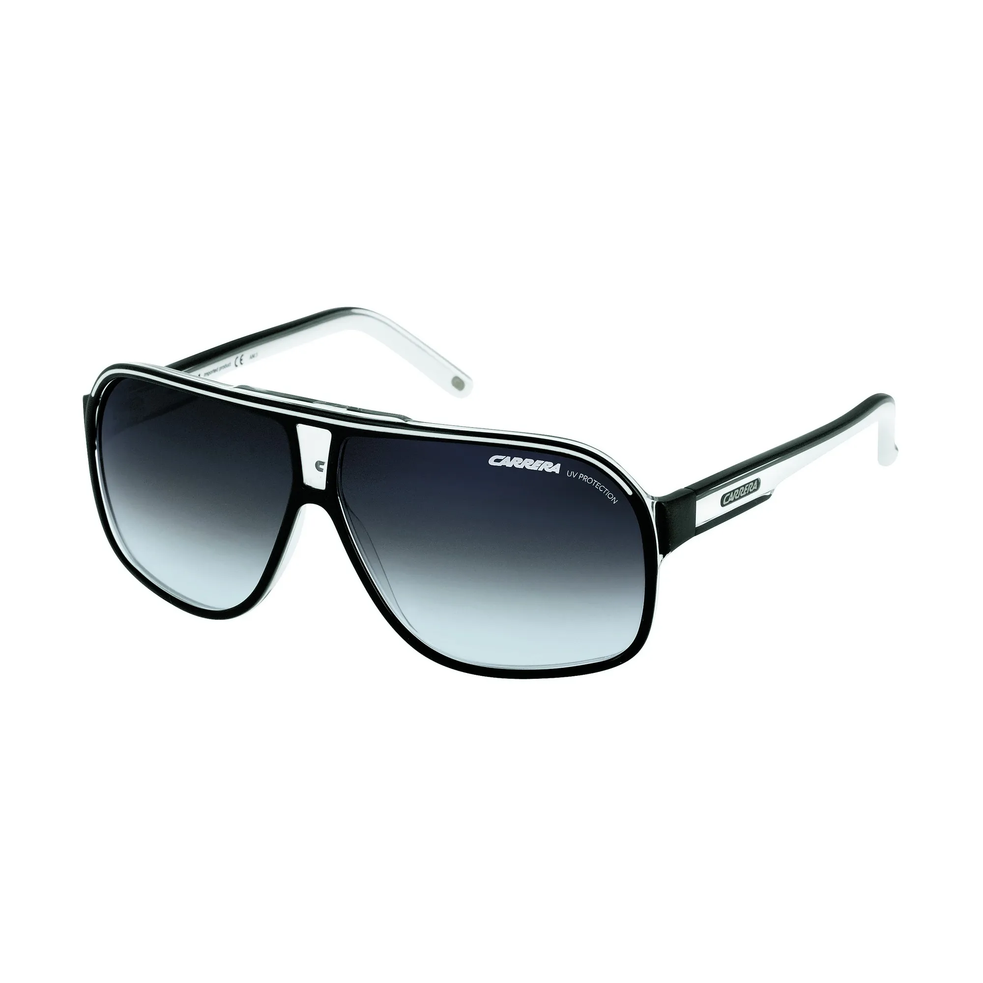   Carrera CA GRAND PRIX 2 - T4M 9O Bkcrystal Bkcrywht | Occhiale Da Sole Uomo 