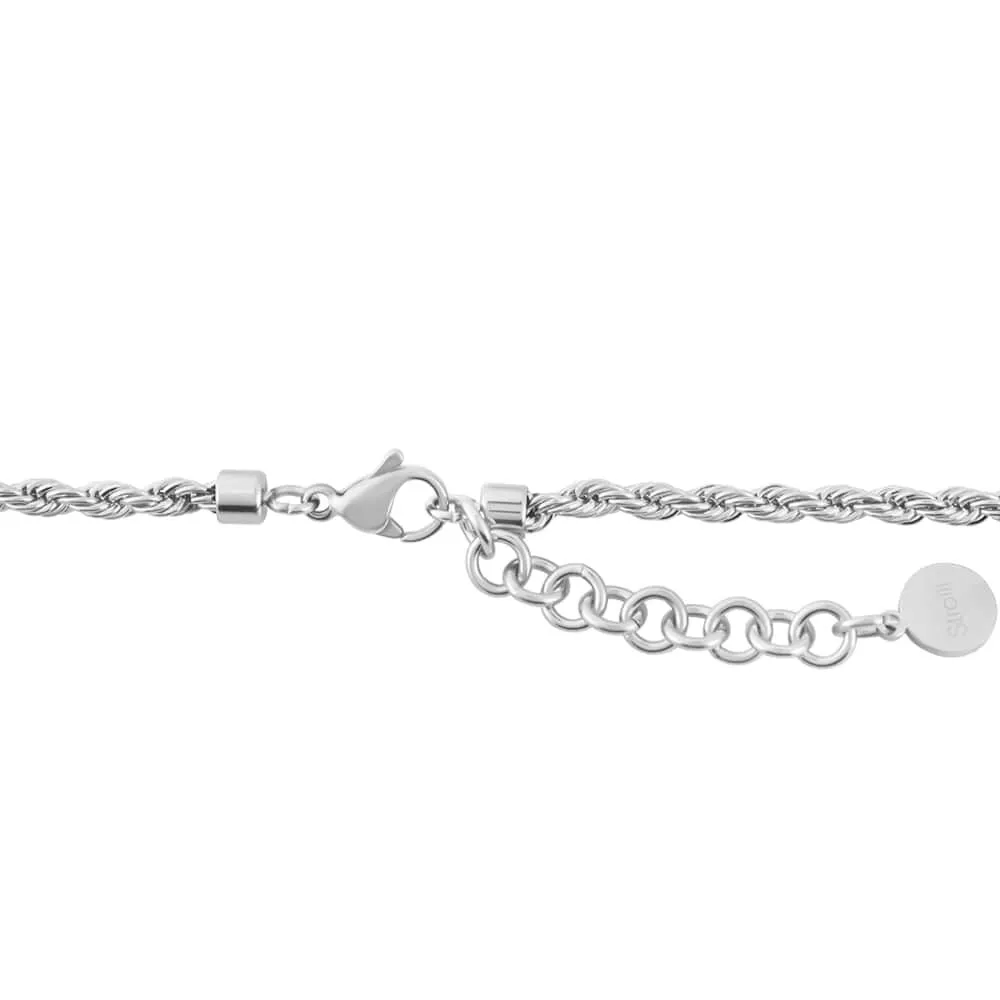 Catena Lady Code Acciaio Maglia Corda 42 + 3 cm 1668807