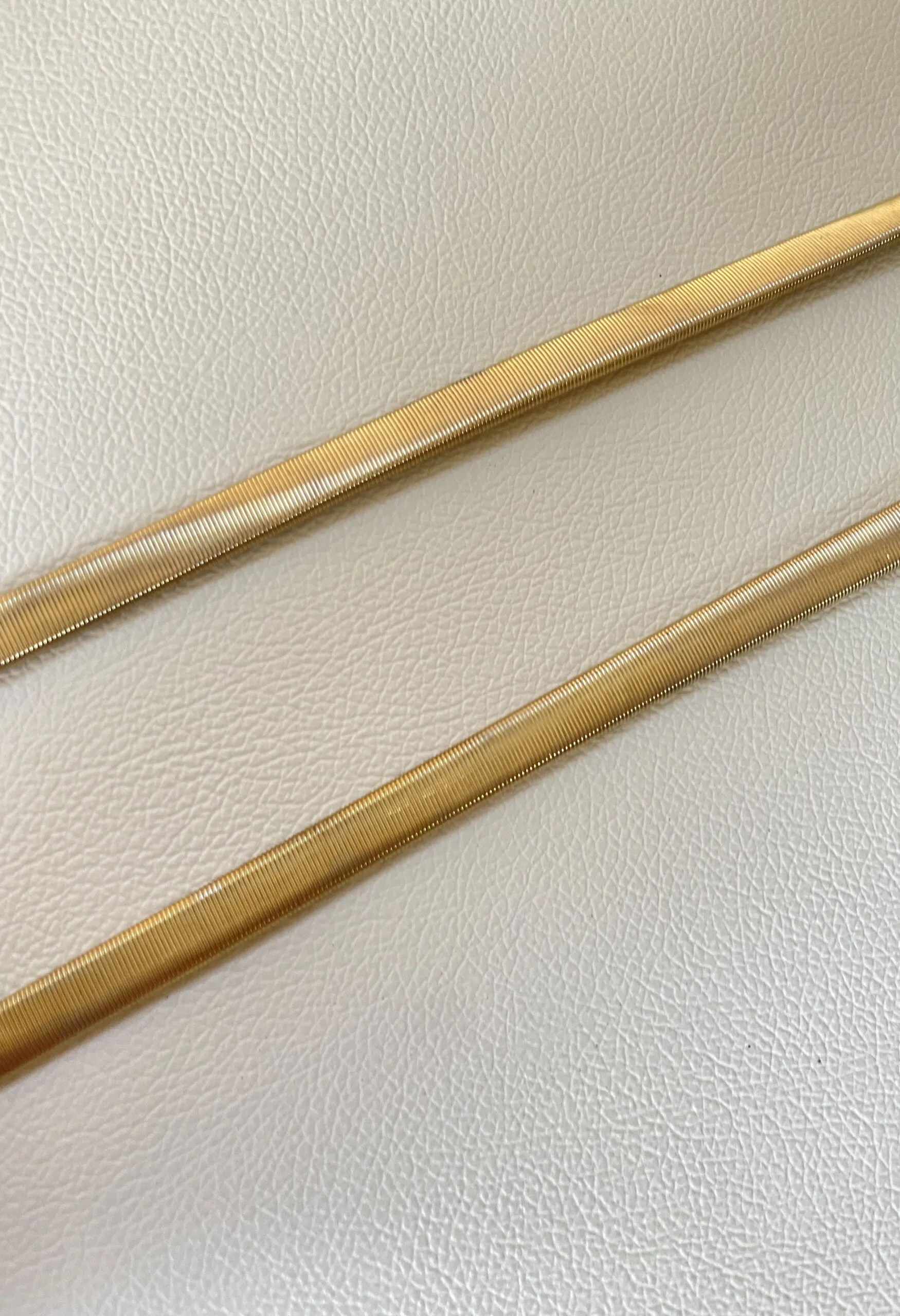 Cintura metallica elastica gold tone vintage anni ’80