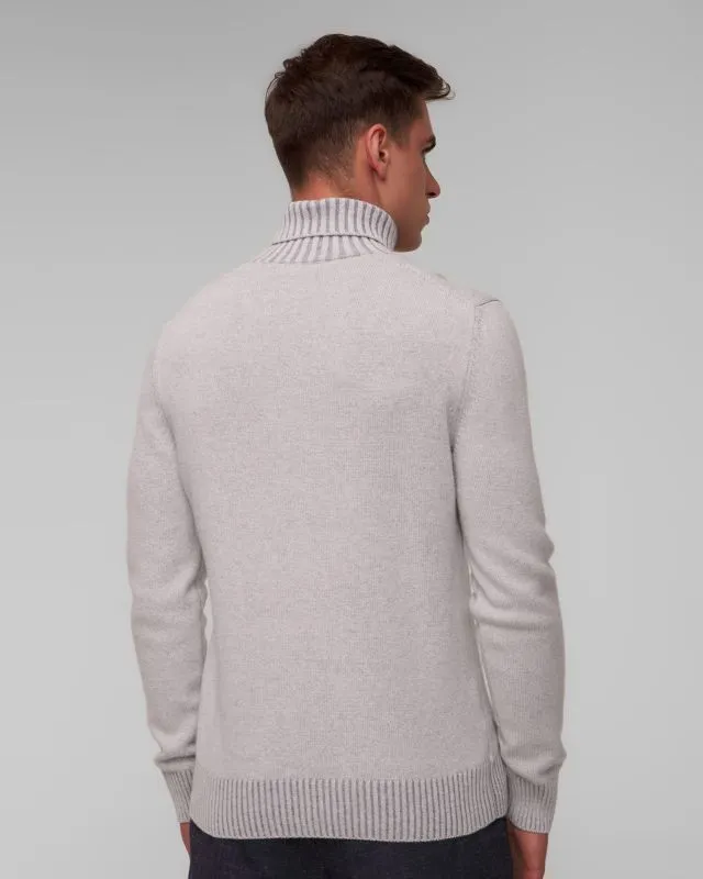 Dolcevita grigio in cashmere da uomo Gran Sasso