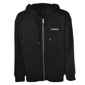 Dondup - Felpa Regular con Cappuccio - Nero - Felpa - Luxury Exclusive Collection