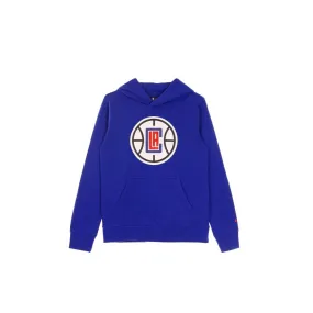 felpa cappuccio bambino nba hoodie po club fleece logo loscli RUSH BLUE