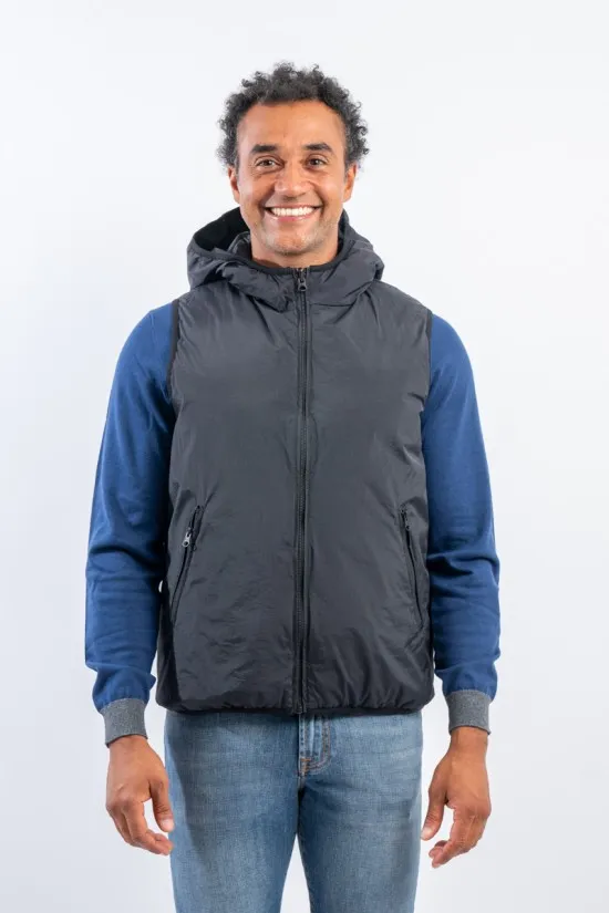 FORTOWN HOODED REVERSIBLE VEST VM7534THZN3