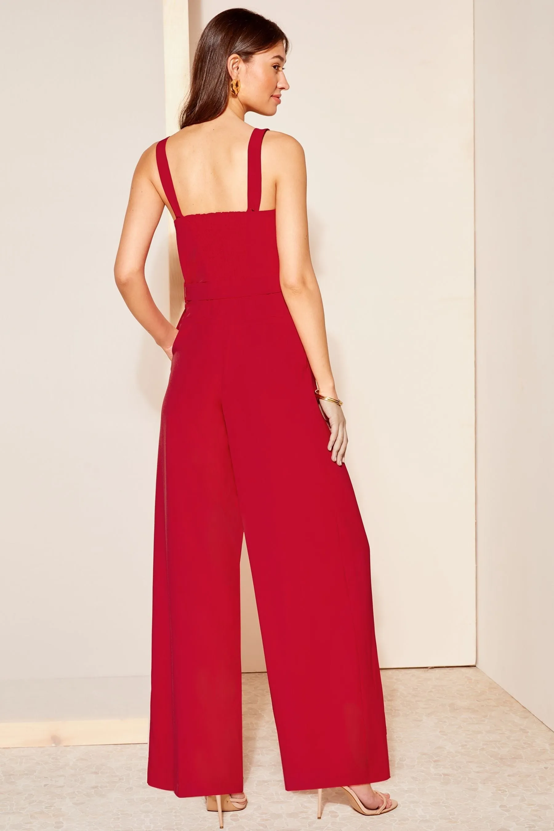Friends Like These - salopette lunga a gamba larga Con cintura in twill