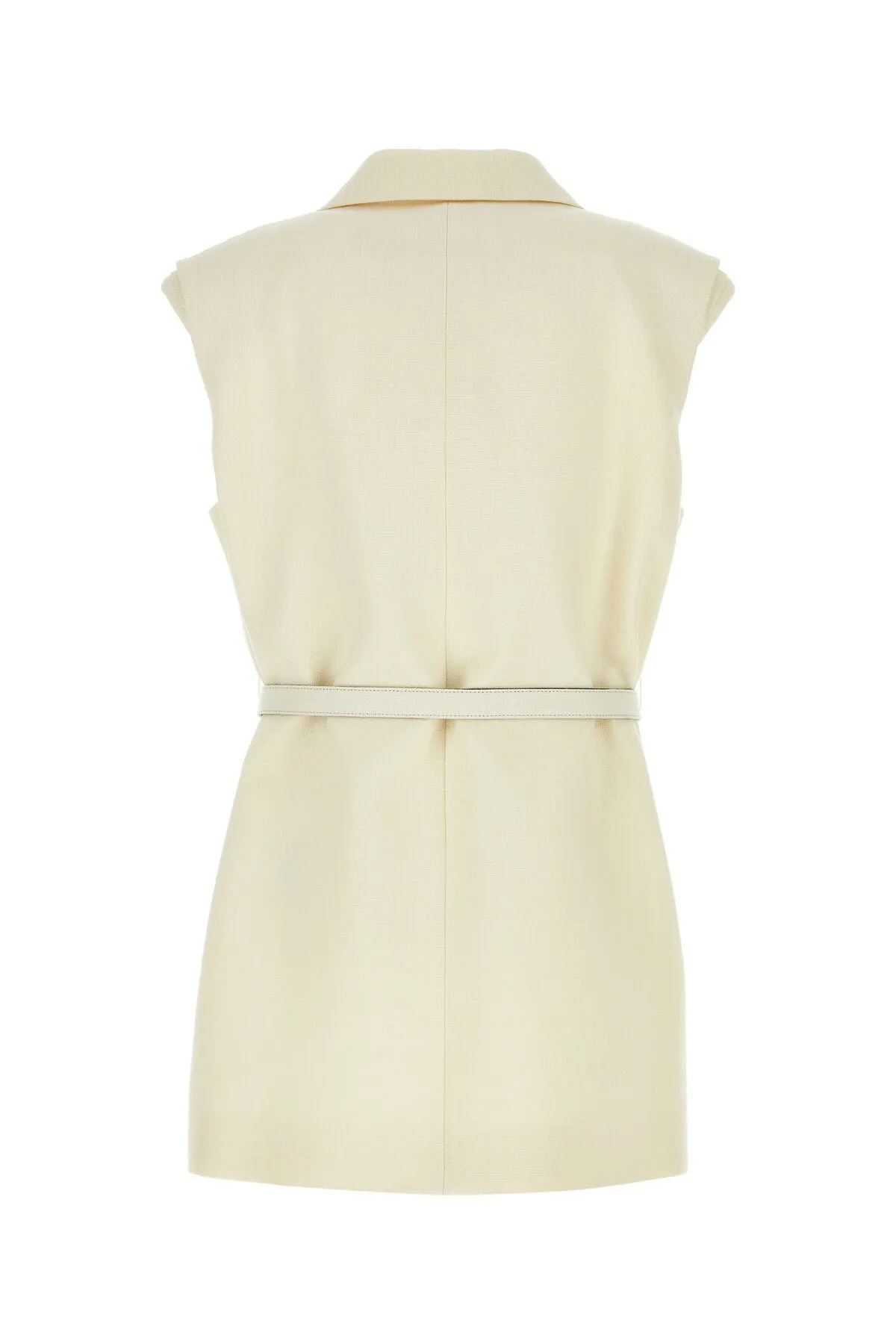 Ivory hemp vest    