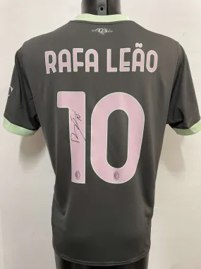 Maglia Gara Third Serie A “Rafa Leao 10” Autografata A.C. Milan 2024/2025