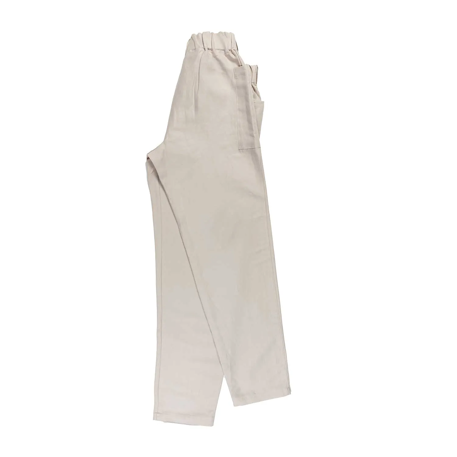 Pantalone Lino Sabbia Bambino E Teenager