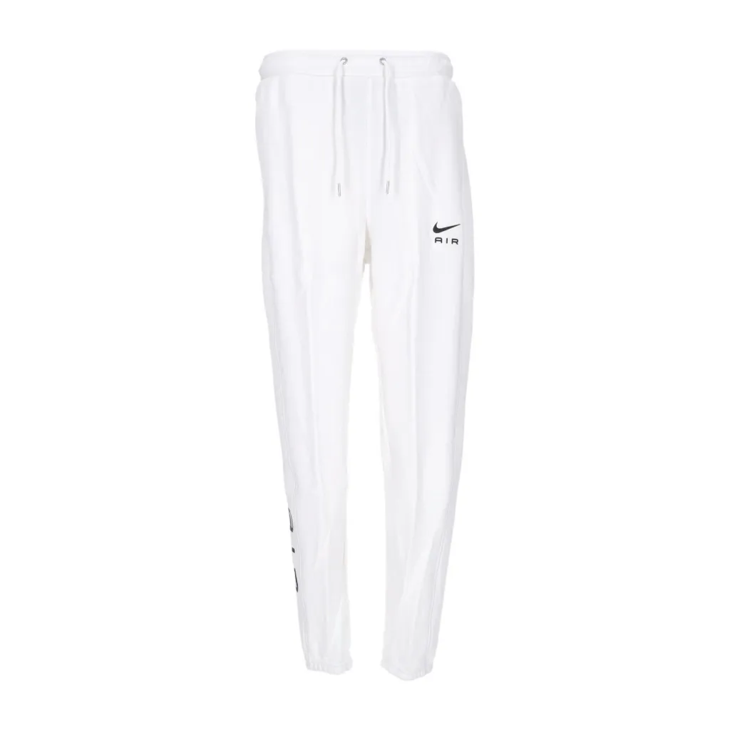pantalone tuta leggero uomo sportswear air french terry pant WHITE/BLACK