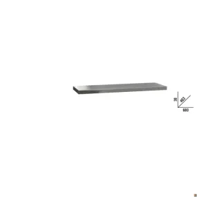PIANO INOX 680X463MM C45PX/1-0,7MT 045000101 BETA BETA UTENSILI