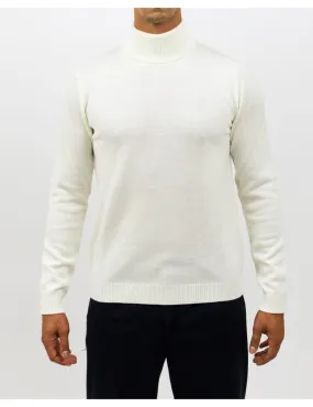 Roberto Collina - Maglia Dolcevita Bianca Uomo
