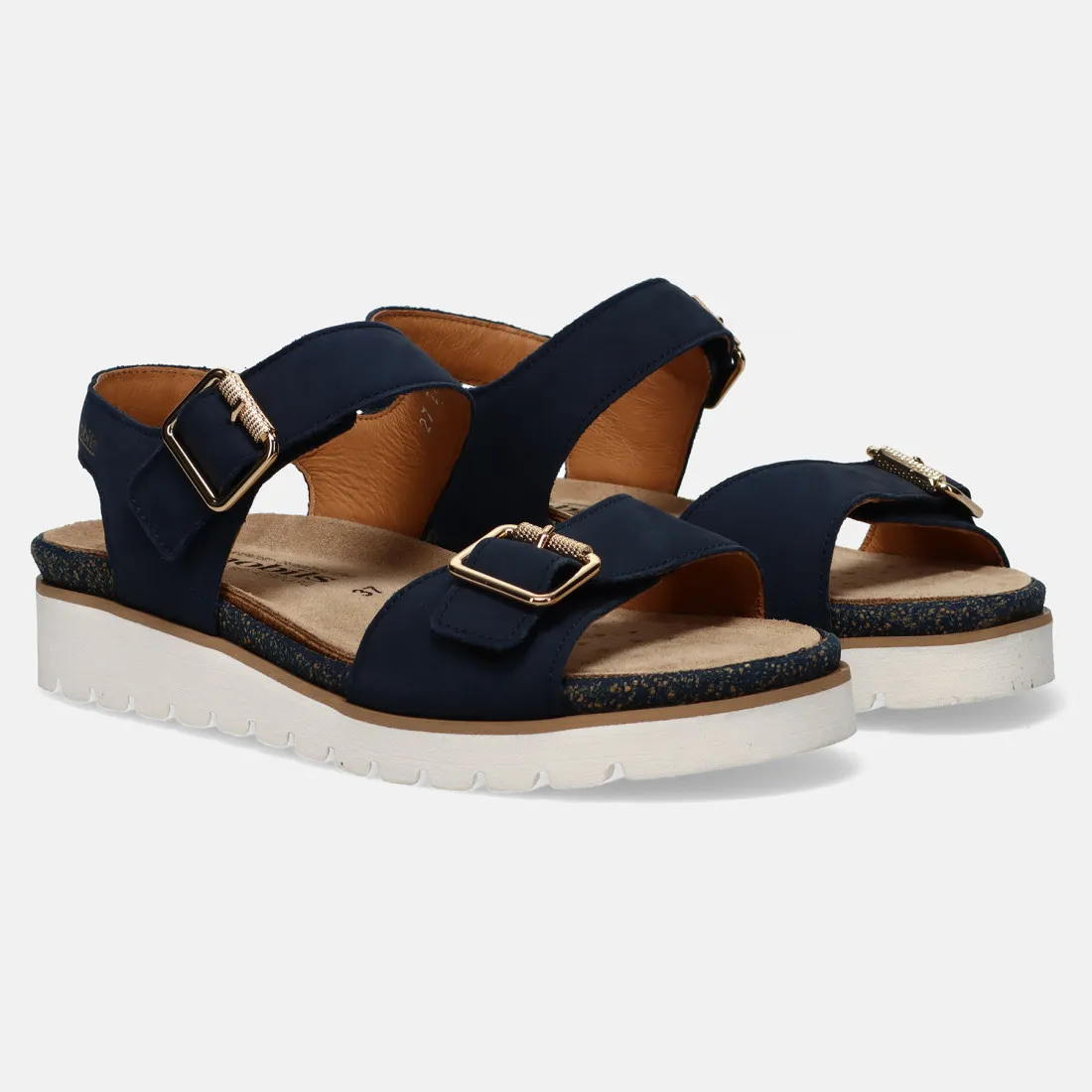 Sandali donna Mephisto Tarina blu con plantare estraibile