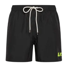 SWIM PANT WITH LOGO FLUO