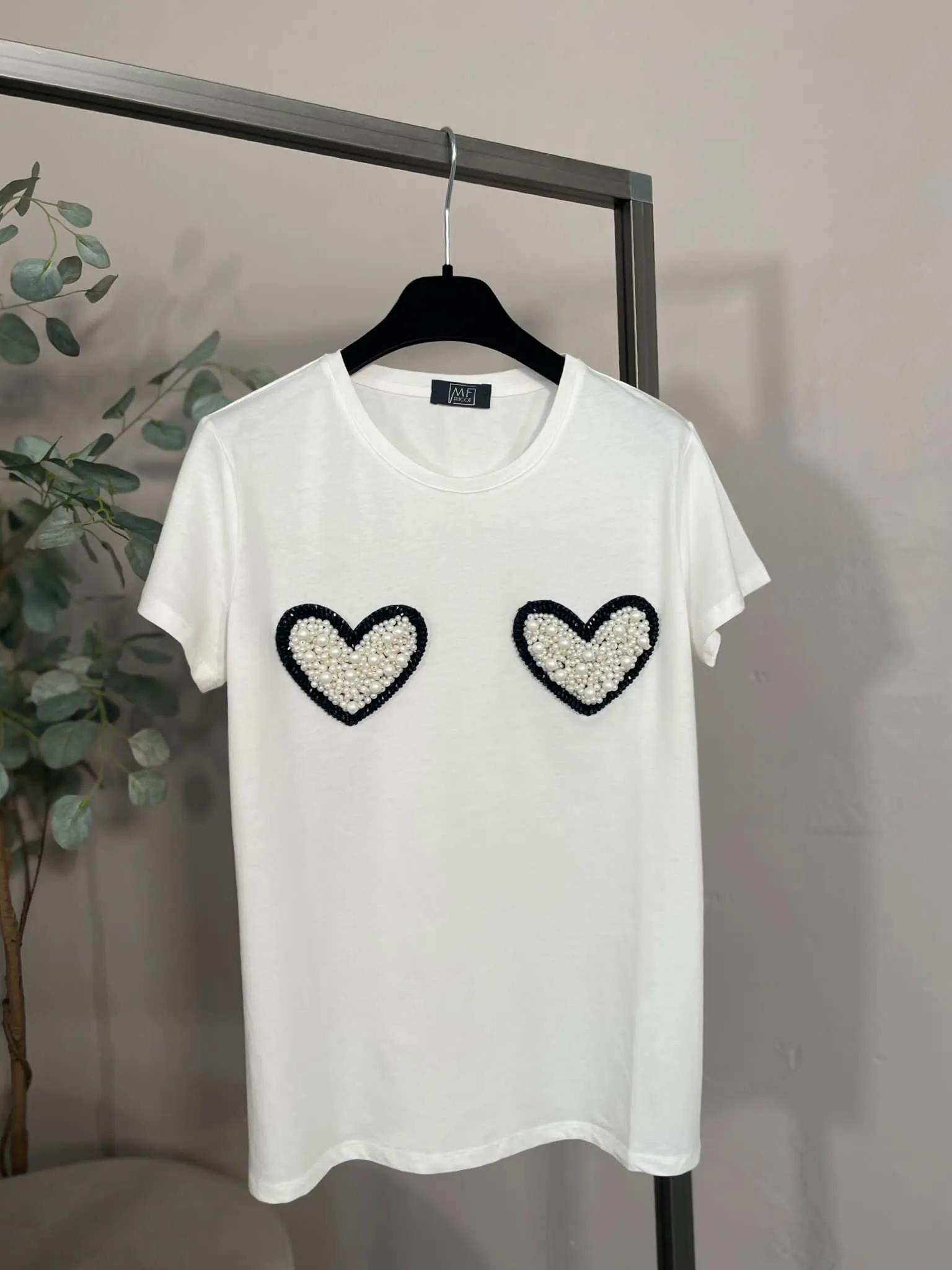 T-Shirt Bianca Perle