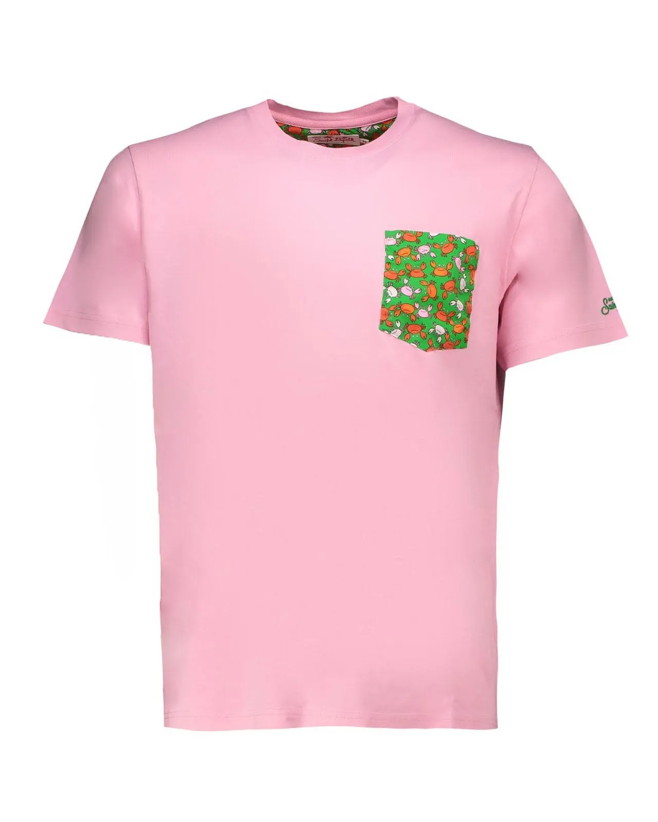 T-shirt Granchi cotone rosa