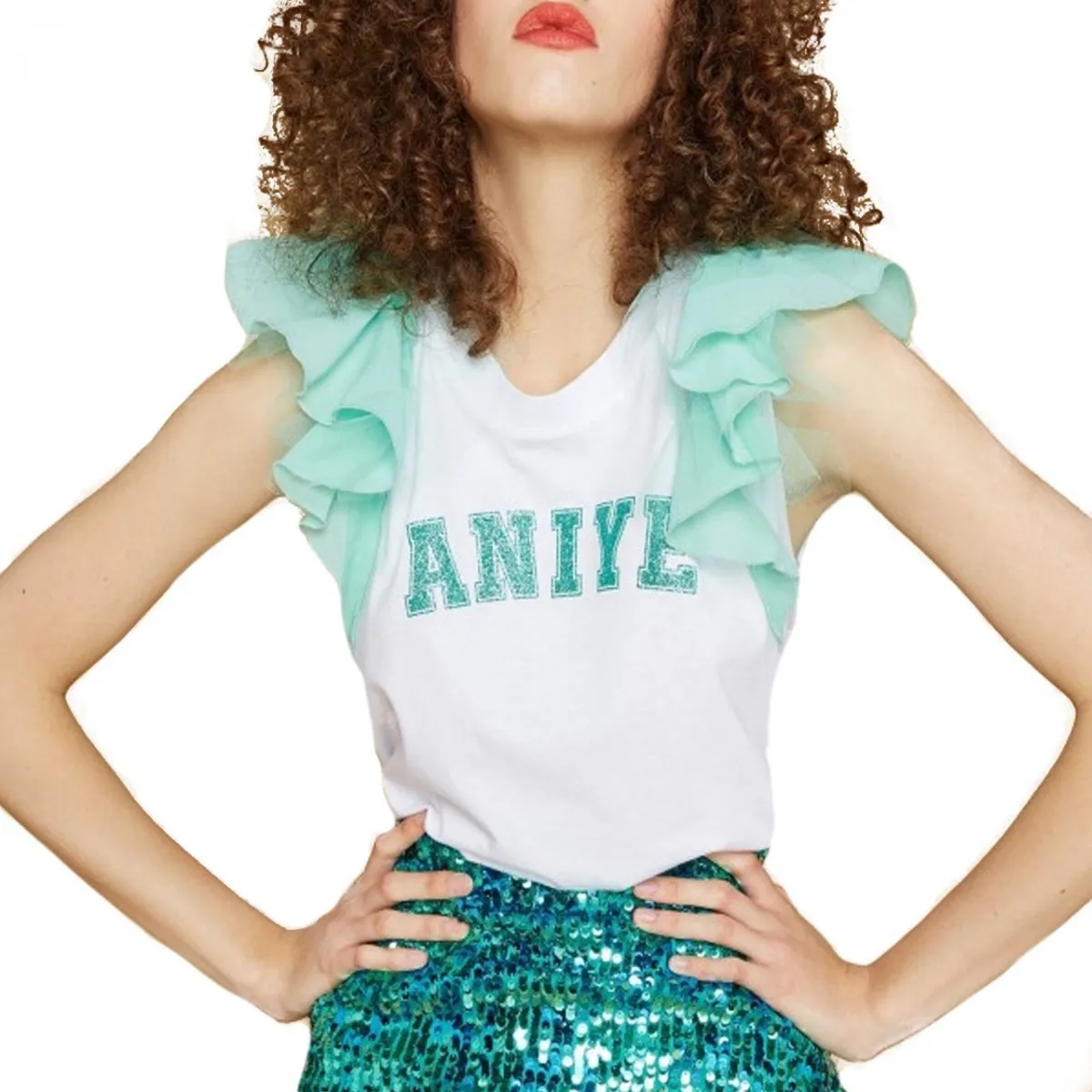 T-Shirt Wings, Bianco