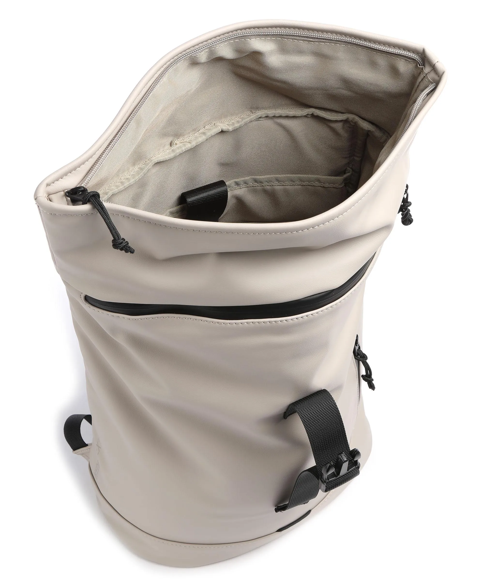  Zwei Cargo CAR200 Zaino roll-top 14″ pelle sintetica beige  